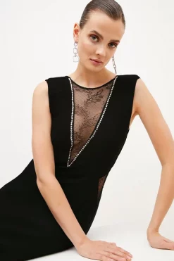 Discount π Karen Millen Lace Front Diamante Jersey Midaxi π Dress β¨ 10 Discount π Karen Millen Lace Front Diamante Jersey Midaxi π Dress β¨ -PARTY DRESSES Sales Store akk05920 black xl 1