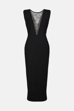 Discount π Karen Millen Lace Front Diamante Jersey Midaxi π Dress β¨ 12 Discount π Karen Millen Lace Front Diamante Jersey Midaxi π Dress β¨ -PARTY DRESSES Sales Store akk05920 black xl 3
