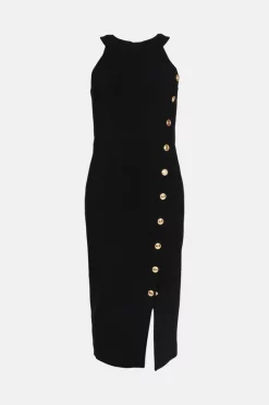 Best reviews of β Karen Millen Compact Stretch Viscose Button Halter Midi π Dress β¨ 11 Best reviews of β Karen Millen Compact Stretch Viscose Button Halter Midi π Dress β¨ -PARTY DRESSES Sales Store bkk00577 black xl 3