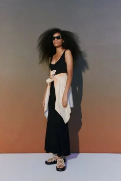 Deals 🎉 Karen Millen Slinky Rib Knit 👗 Dress 😀 -PARTY DRESSES Sales Store bkk01515 black xl 2