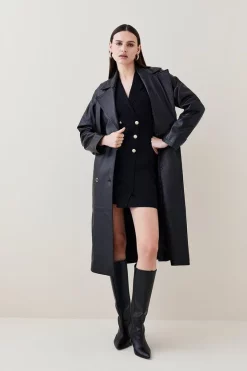 Promo 🎉 Karen Millen Button Front Knit Mini 👗 Dress 😍 -PARTY DRESSES Sales Store bkk02382 black xl 4