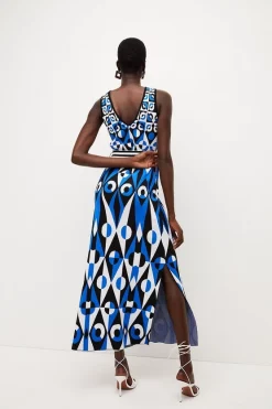 Budget π― Karen Millen Embellished Geo Jacquard Maxi π Dress π₯° 11 Budget π― Karen Millen Embellished Geo Jacquard Maxi π Dress π₯° -PARTY DRESSES Sales Store bkk02496 cobalt xl 2