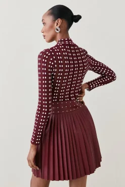 Coupon π Karen Millen Sheer Knit Polka Dot Pu π Skirt Skater Mini π Dress β€οΈ 11 Coupon π Karen Millen Sheer Knit Polka Dot Pu π Skirt Skater Mini π Dress β€οΈ -PARTY DRESSES Sales Store bkk02816 burgundy xl 2