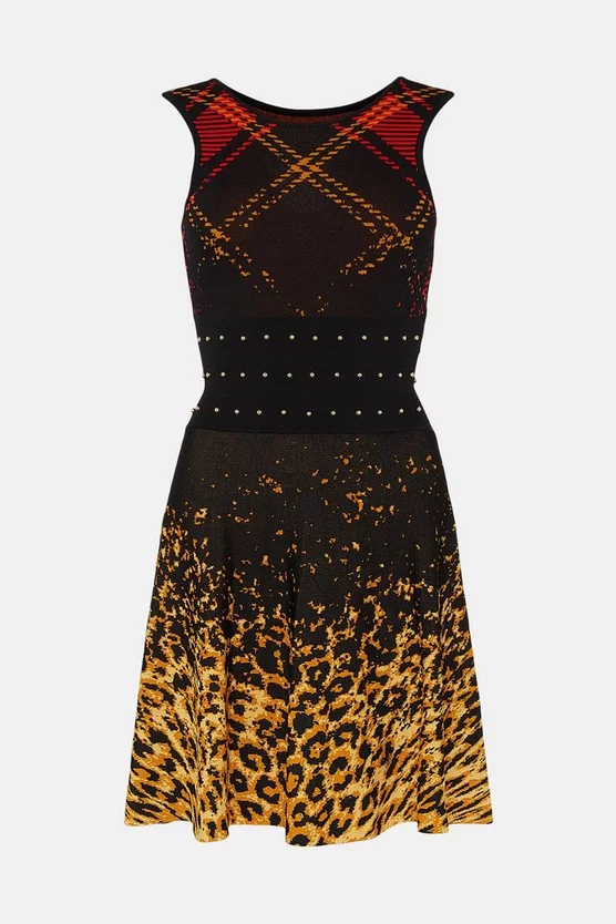 Best reviews of π Karen Millen Leopard Belted Knit Skater Mini π Dress π₯° 6 Best reviews of π Karen Millen Leopard Belted Knit Skater Mini π Dress π₯° - Image 4
