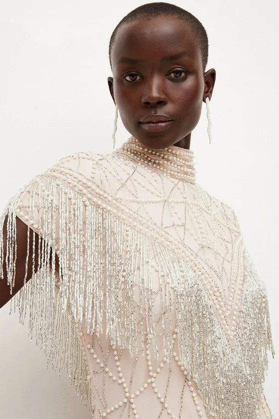 Top 10 π Karen Millen Embellished Tassle Sleeve Mini π Dress β€οΈ 3 Top 10 π Karen Millen Embellished Tassle Sleeve Mini π Dress β€οΈ - Image 2