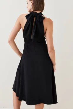 Coupon 🥰 Karen Millen Soft Tailored Sleeveless Midi 👗 Dress 🤩 -PARTY DRESSES Sales Store bkk04427 black xl 4