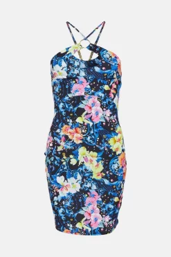 Best reviews of π Karen Millen Floral Print Halter Drape Jersey Mini π Dress β 11 Best reviews of π Karen Millen Floral Print Halter Drape Jersey Mini π Dress β -PARTY DRESSES Sales Store bkk05263 floral xl 3