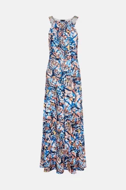 Best Pirce 🥰 Karen Millen Butterfly Print Jersey Crepe Maxi 👗 Dress ✨ -PARTY DRESSES Sales Store bkk05427 multi xl 3