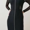 Cheap β Karen Millen Corset Bandage Mesh Detail Mini π Dress π 2 Cheap β Karen Millen Corset Bandage Mesh Detail Mini π Dress π -PARTY DRESSES Sales Store bkk05680 black xl