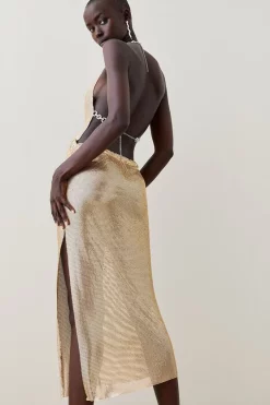 Best reviews of π₯° Karen Millen Slinky Chainmail Diamante Draped Halter Maxi π 10 Best reviews of π₯° Karen Millen Slinky Chainmail Diamante Draped Halter Maxi π -PARTY DRESSES Sales Store bkk05755 gold xl 2