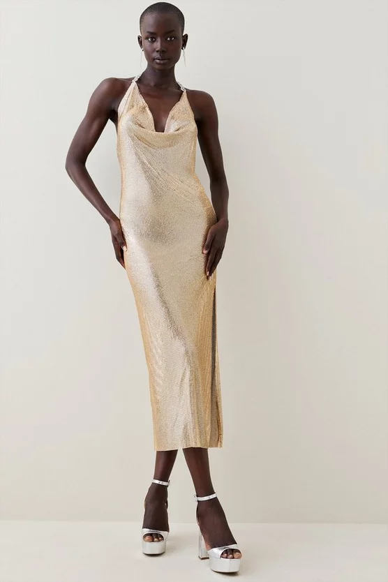Best reviews of π₯° Karen Millen Slinky Chainmail Diamante Draped Halter Maxi π 7 Best reviews of π₯° Karen Millen Slinky Chainmail Diamante Draped Halter Maxi π - Image 5
