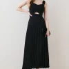Coupon π Karen Millen Compact Stretch Contrast Midi Pleat π Dress π 2 Coupon π Karen Millen Compact Stretch Contrast Midi Pleat π Dress π -PARTY DRESSES Sales Store bkk05794 black xl