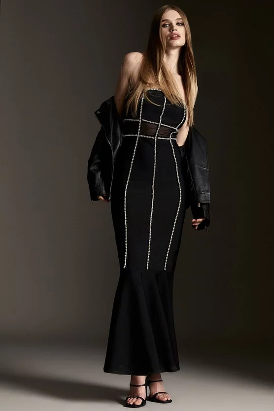 Coupon 𧨠Karen Millen Bandage Bandeau Mesh Knit Maxi π Dress β¨ 4 Coupon 𧨠Karen Millen Bandage Bandeau Mesh Knit Maxi π Dress β¨ - Image 3