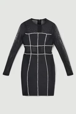 Discount π Karen Millen Bandage Cut Out Mesh Knitted Mini π Dress π₯ 13 Discount π Karen Millen Bandage Cut Out Mesh Knitted Mini π Dress π₯ -PARTY DRESSES Sales Store bkk05901 black xl 3