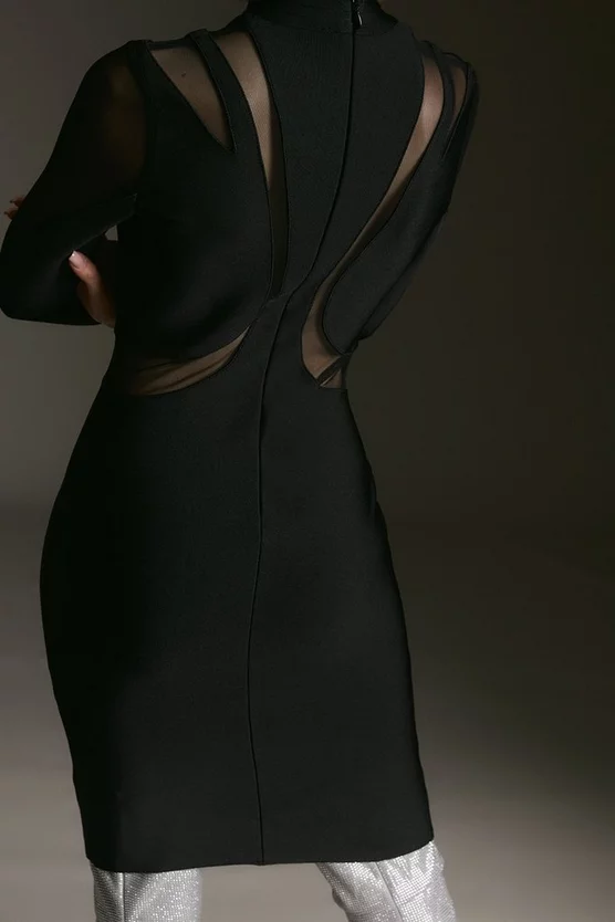 Promo π Karen Millen Bandage Cut Out Mesh Knitted Mini π Dress π 8 Promo π Karen Millen Bandage Cut Out Mesh Knitted Mini π Dress π - Image 6