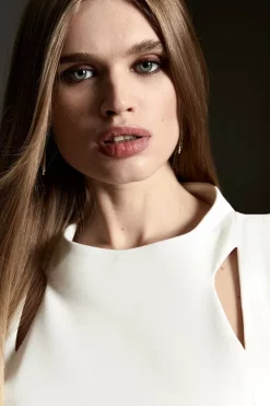 Deals π Karen Millen Crystal Fringe Diamante Back Pencil π Dress π 11 Deals π Karen Millen Crystal Fringe Diamante Back Pencil π Dress π -PARTY DRESSES Sales Store bkk06083 ivory xl 2