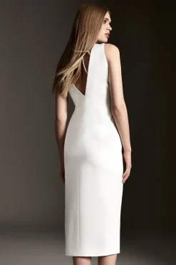 Deals π Karen Millen Crystal Fringe Diamante Back Pencil π Dress π 13 Deals π Karen Millen Crystal Fringe Diamante Back Pencil π Dress π -PARTY DRESSES Sales Store bkk06083 ivory xl 4