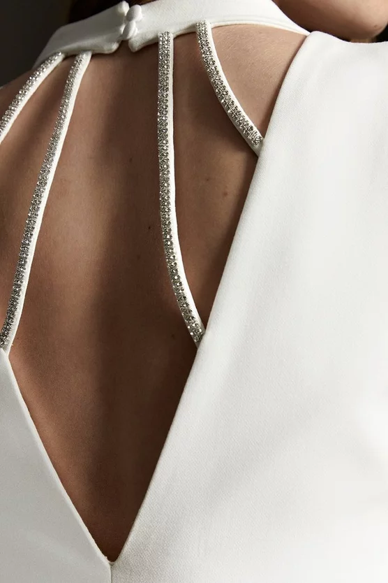 Deals π Karen Millen Crystal Fringe Diamante Back Pencil π Dress π 8 Deals π Karen Millen Crystal Fringe Diamante Back Pencil π Dress π - Image 6