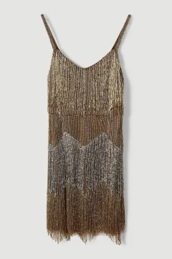 Best reviews of π Karen Millen Ombre Beaded Fringe Mini π Dress π 11 Best reviews of π Karen Millen Ombre Beaded Fringe Mini π Dress π -PARTY DRESSES Sales Store bkk06159 copper xl 3