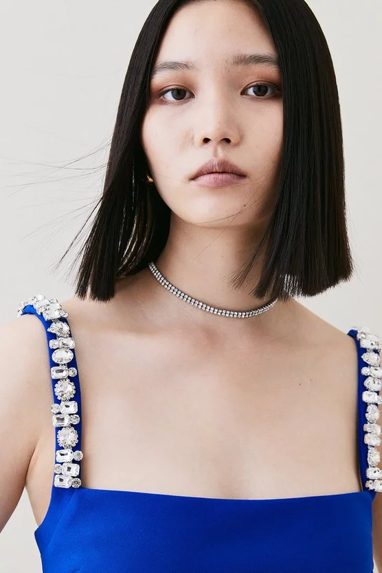 New β Karen Millen Figure Form Crystal Embellished Mini π Dress π₯° 5 New β Karen Millen Figure Form Crystal Embellished Mini π Dress π₯° - Image 3