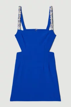 New β Karen Millen Figure Form Crystal Embellished Mini π Dress π₯° 12 New β Karen Millen Figure Form Crystal Embellished Mini π Dress π₯° -PARTY DRESSES Sales Store bkk06441 cobalt xl 3