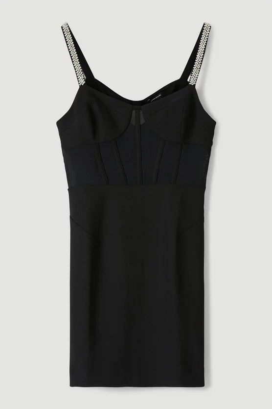 Wholesale π Karen Millen Figure Form And Mesh Corseted Mini π Dress π₯° 7 Wholesale π Karen Millen Figure Form And Mesh Corseted Mini π Dress π₯° - Image 5