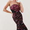 Brand new β Karen Millen Abstract Sequin And Embroidery Bandeau π Dress π 1 Brand new β Karen Millen Abstract Sequin And Embroidery Bandeau π Dress π -PARTY DRESSES Sales Store bkk06809 pink xl