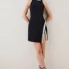 Cheap ✨ Karen Millen Tall Crystal Embellished Woven Mini 👗 Dress 😉 -PARTY DRESSES Sales Store bkk06833 black xl