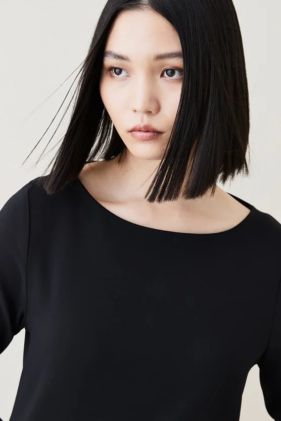 Coupon ๐คฉ Karen Millen Compact Stretch Viscose Sleeved Clean Midi ๐ Dress ๐ 5 Coupon ๐คฉ Karen Millen Compact Stretch Viscose Sleeved Clean Midi ๐ Dress ๐ - Image 3