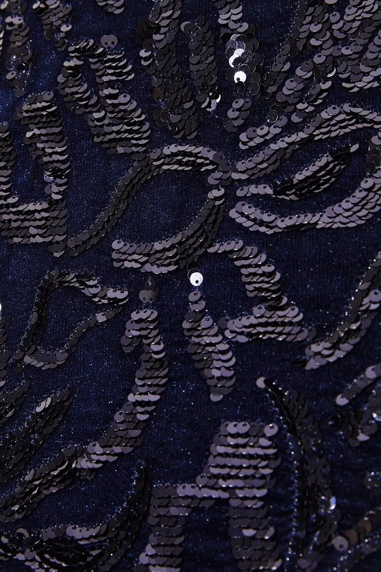 Top 10 𧨠Karen Millen Velvet Sequinned Woven Mini π Dress π 8 Top 10 𧨠Karen Millen Velvet Sequinned Woven Mini π Dress π - Image 6