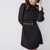 Brand new π Karen Millen Georgette Sleeve Belted Ponte Skater π Dress β 2 Brand new π Karen Millen Georgette Sleeve Belted Ponte Skater π Dress β -PARTY DRESSES Sales Store bkk07640 black xl