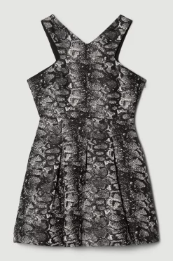 Flash Sale π Karen Millen Snake Jacquard Cross Front Mini π Dress π€© 11 Flash Sale π Karen Millen Snake Jacquard Cross Front Mini π Dress π€© -PARTY DRESSES Sales Store bkk07946 snake xl 3