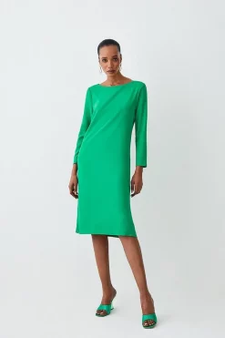 Coupon ๐คฉ Karen Millen Compact Stretch Viscose Sleeved Clean Midi ๐ Dress ๐ 16 Coupon ๐คฉ Karen Millen Compact Stretch Viscose Sleeved Clean Midi ๐ Dress ๐ -PARTY DRESSES Sales Store womens black compact stretch viscose sleeved clean midi dress 1 1