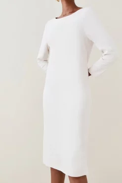 Coupon ๐คฉ Karen Millen Compact Stretch Viscose Sleeved Clean Midi ๐ Dress ๐ 17 Coupon ๐คฉ Karen Millen Compact Stretch Viscose Sleeved Clean Midi ๐ Dress ๐ -PARTY DRESSES Sales Store womens black compact stretch viscose sleeved clean midi dress 1 2