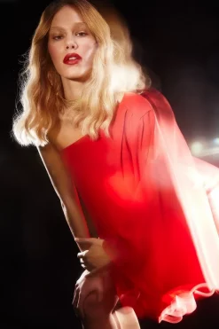 Best Sale 🔥 Karen Millen Compact Viscose One Shoulder Cape Mini 👗 Dress 🥰 -PARTY DRESSES Sales Store womens black compact viscose one shoulder cape mini dress