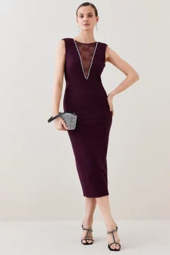 Discount π Karen Millen Lace Front Diamante Jersey Midaxi π Dress β¨ 15 Discount π Karen Millen Lace Front Diamante Jersey Midaxi π Dress β¨ -PARTY DRESSES Sales Store womens fuchsia lace front diamante jersey midaxi dress 1